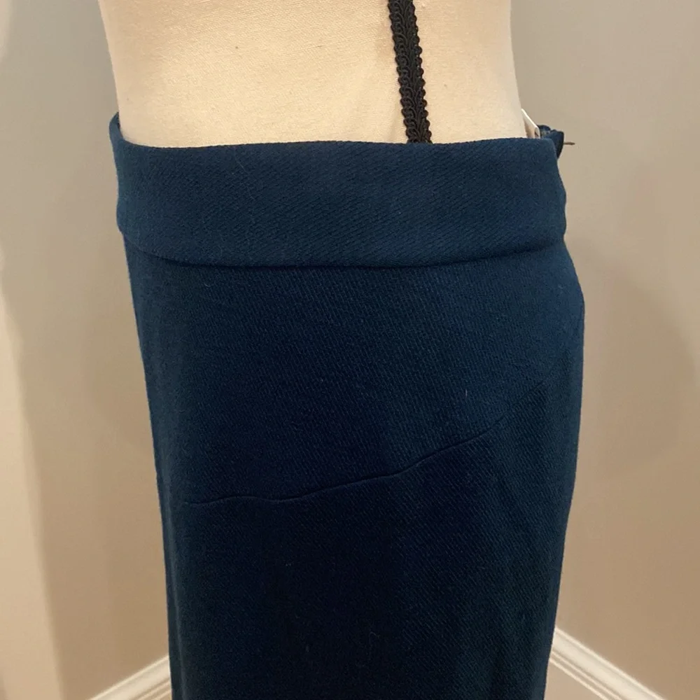 DVF Diane Von Furstenberg Martine midi pencil skirt wool spandex quiet luxury - Picture 5 of 10